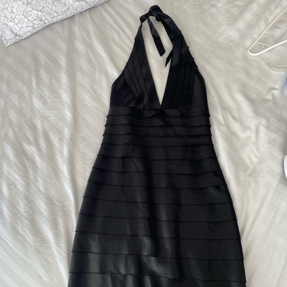 BCBG MaxAzria Black Cocktail Mini Dress - Picture 1 of 7